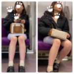 美人女子大生の対面エロ過ぎる生足美脚255