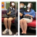 2名の美人お姉さんの対面エロ過ぎる生足美脚256