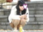 お座りお姉さん発見！！（ＦＨＤ）大変です！！パンツが見えてますよ９７