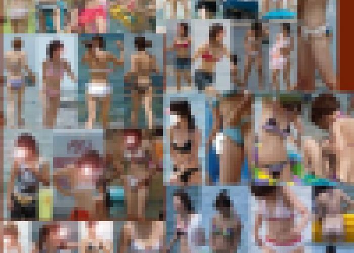 【おっぱいとお尻が最高！！素人水着写真1】