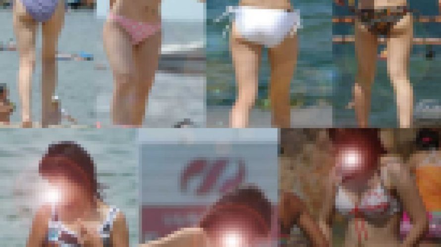 【おっぱいとお尻が最高！！素人水着写真4】