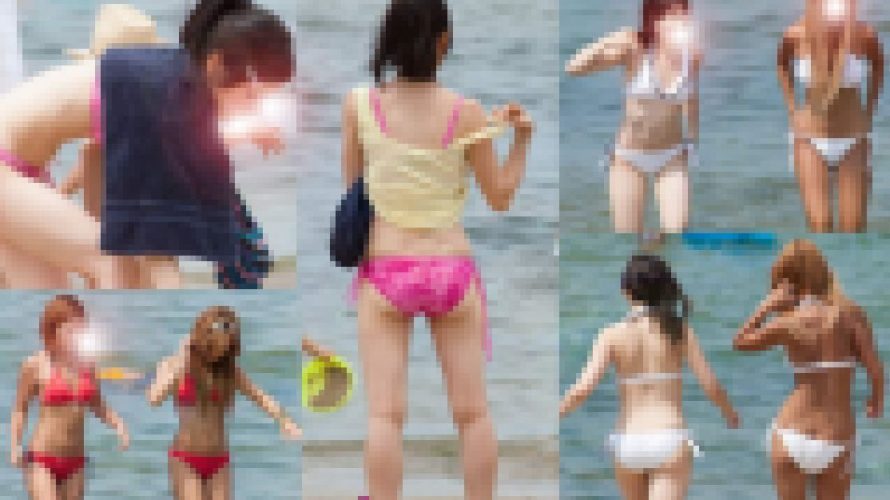 【おっぱいとお尻が最高！！素人水着写真6】