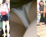 [★新作][★顔出し]パンチラ盗撮 かわいい女子大生 彼氏がいたけど白パンツ強引撮影
