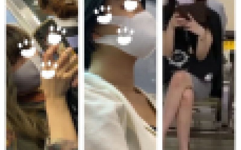 ３名の美人お姉さんのエロ過ぎる接近生足美脚266
