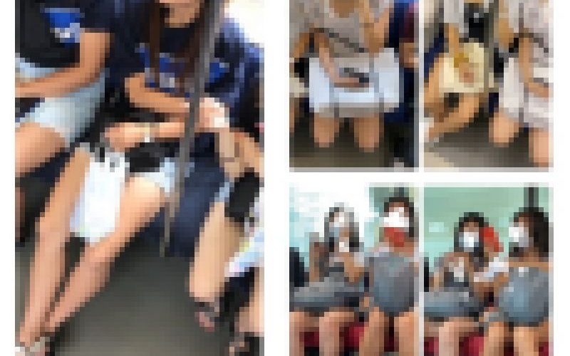 脚フェチ312  豪華６名のS級美人女子大生の対面・真上からのエロ過ぎる生足美脚