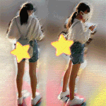 【Cute世代美少女！健康的生足！2 近距離も癒し！】見つめていたい！