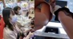 ほぼ全編生パン丸見え?「超可愛いJK生パン二人組、生パンどあっぷ！プリクラ盗撮」