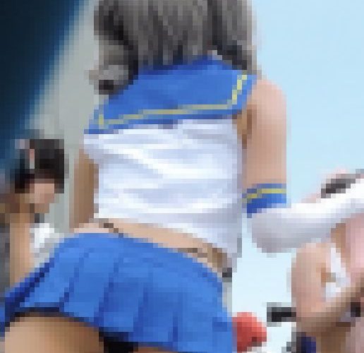 コスプレ2017夏スカートの中丸見えにフル勃起！前傾姿勢お尻突き出し【動画】イベント編 3877