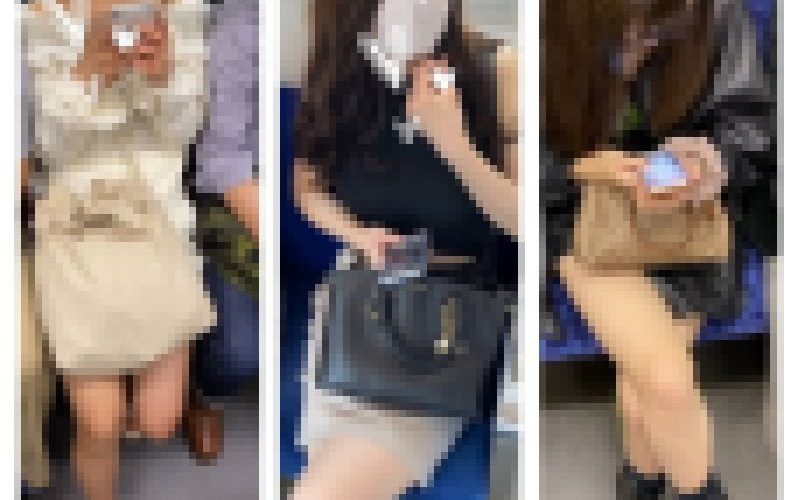豪華３名の美人お姉さんの真上からのエロ過ぎる生足美脚278