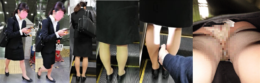 【就活JD＆OL編】逆さの現場撮り(NO，264)