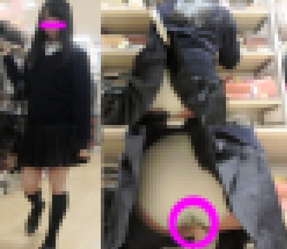 【鬼畜スカートめくり12】～傘でめくられマ○スジまであらわにされた女の子～