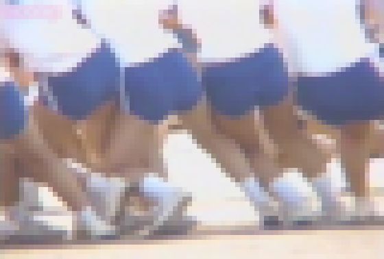 【新作】B54:ブルーに統一されたブルマーがイイ感じ♪