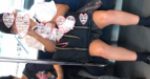 JKの太ももをガン見する【チラ見】【舌ペロ】【脚フェチ】