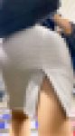 お姉さんの後ろ姿　１６０　OL　スリット　セクシー　巨尻　階段上り　じっくり　タイトスカート