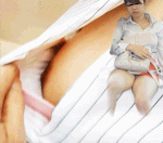 おっぱい痴漢008　電車痴漢　動揺し寝たふりするＥカップOL