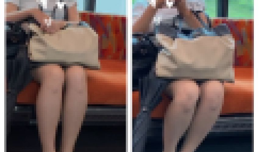 美人OLお姉さん対面エロ過ぎるパンスト美脚295