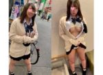 [4K]エッチな交渉・秋葉原のJKリフレ嬢にお金お渡しておっぱいお触り＆手コキぶっかけ