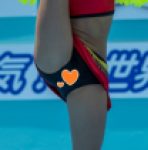 【写真高画質】チア３７　世界を元気にするスレンダーチアのラインダンス！