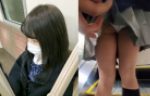 【俺の勝ち】ハーフ風JKに粘着盗撮＆痴漢攻防戦！