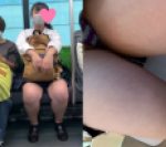 [4K] 前背負いリュックの悲劇?