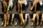 長身で極上美脚のパンストお姉さん