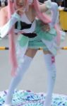 コスプレ2018夏舌ペロ白のハイヒールニーハイ太もも【動画】イベント編 4812