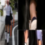 ミニスカJKを追跡　興奮する生尻と下着
