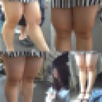 電車内シリーズNo.3　シシャモ脚！ダイナミックな筋肉質JDのナマ美脚を接写！