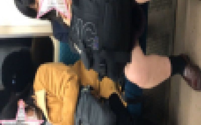 JKを対面盗撮
