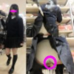 【鬼畜スカートめくり12】～傘でめくられマ○スジまであらわにされた女の子～