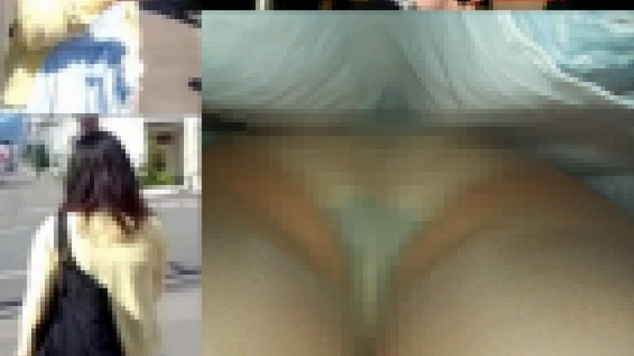至高の逆さ撮りの瞬間105！美少女がこんなエッチなPを履いて大興奮。正直ギャップで我慢汁溢れ出ました