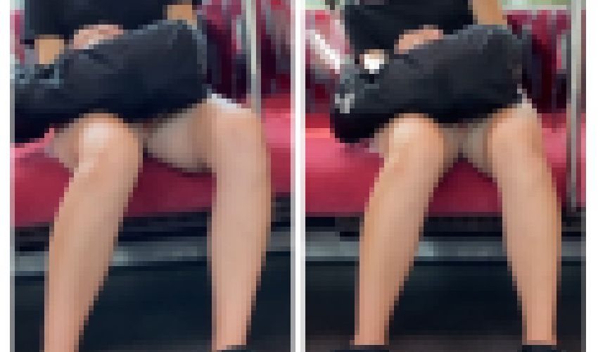 長編シリーズ393 うたた寝する美人女子大生の対面エロ過ぎる生足美脚