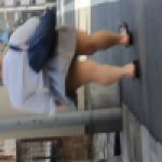 素足にローファーJK　ぱんちら