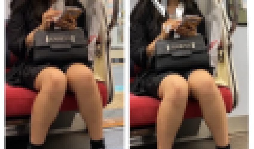 美人お姉さんのエロ過ぎる対面生足美脚351
