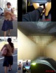 至高の逆さ撮りの瞬間130！激カメラ目線！清楚系美女のセンターシームをばっちり撮りました