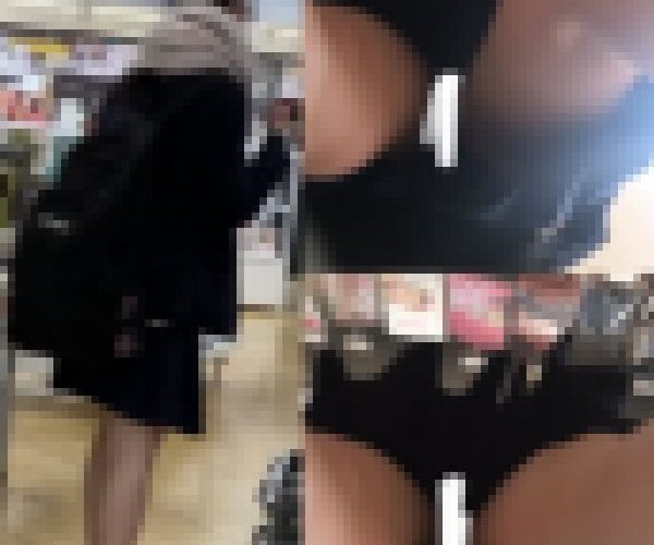 #31 注:顔も可愛いですよ！最強の生脚を魅せる制服JKちゃんの逆さ撮り風景