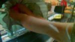 パンチラ逆さ撮り中にカメラを蹴られましたｗ丸見えふんわりロングスカート【動画】ヤバッち 007