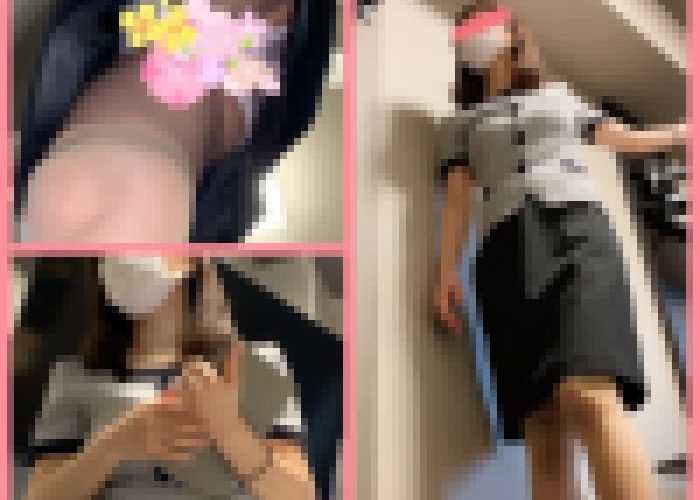 【禁断】ホテルマンのお姉さんのパンチラ盗撮！4