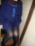 本物制服撮影 素人　セーラー服　黒タイツ画像2