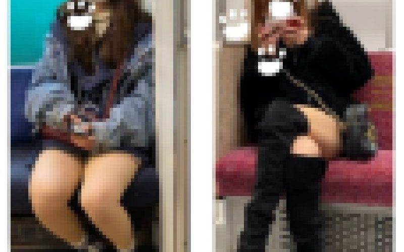 2名の美人お姉さんのエロ過ぎる対面パンスト美脚362