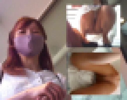 「あなたのパンツ見せて下さい」 って頼んでスマホの上にしゃがませてみたら・・これヤバイ! ピンポイントです（3名）＊再販