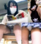 【制服女子】ミニスカJKのパンチラ記録【図書館