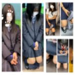 ３名のJK風制服美女の真上からのエロ過ぎるミニスカ生脚195