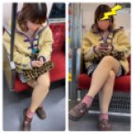 脚を組む美人お姉さんのエロ過ぎる対面パンスト美脚370