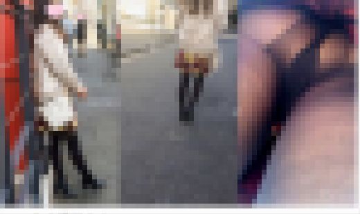 ●ＯＬ（推定20代半ば）、身長 推定150cm前後、歩行速度 （遅） ・黒ストッキング、黒パンティ