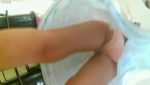 可愛いピンクのパンツを逆さ撮り水色ワンピースの中を【動画】ヤバッち 015と012セット販売