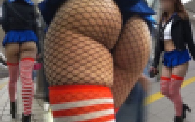 【超高画質】【続編】ハロウィン2020！！超人気島風コスで露出しまくり！！お尻丸出し、アナルのシワまで見せちゃっています。。