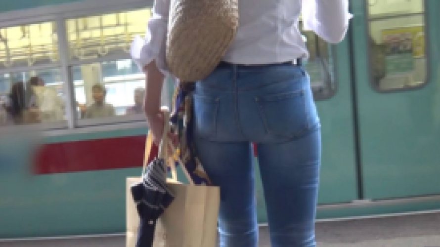 ジーンズ着衣尻 002
