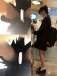 #49 ポニーテールがよく似合うミニスカ制服JKちゃんの逆さ撮り風景