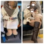 美人お姉さんのエロ過ぎる対面、真上からのパンスト美脚386